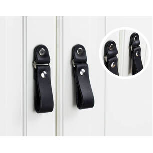 Gałki meblowe skórzane