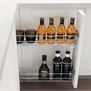 Kosz cargo VIBO 15 chrom - wersja lewa 87101