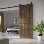  System przesuwny GTV LOFT 2 m czarny mat z domykaczem - Meblownia.pl