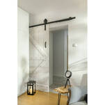  System przesuwny GTV LOFT 2 m czarny mat z domykaczem - Meblownia.pl