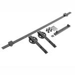  System przesuwny GTV LOFT 2 m czarny mat z domykaczem - Meblownia.pl