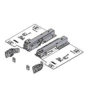 Adapter TIP-ON BLUM do TANDEM pełny wysuw L+P do 50 kg T55.9150S