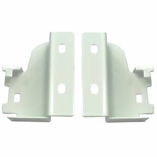 Złączka ścianki tylnej GTV niska biała L+P