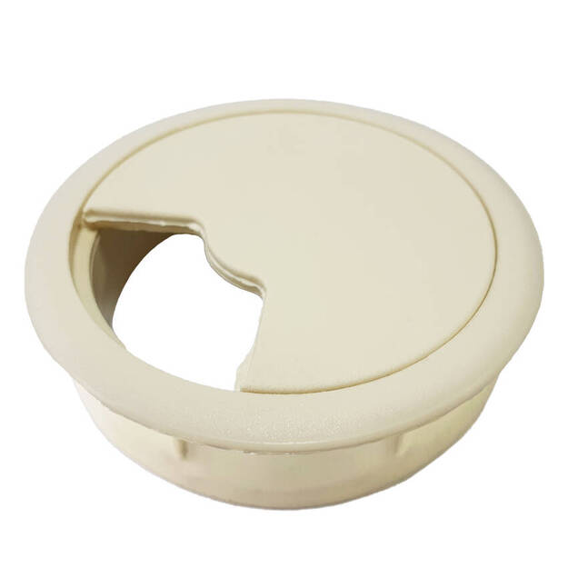 Przepust kablowy fi 60 - kolor kremowy (2134) - Meblownia.pl