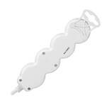 Przedłużacz z wyłącznikiem ORNO 3x2P+Z biały - przewód 1,5 m OR-AE-13146/W/1,5M - Meblownia.pl