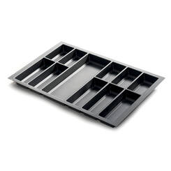 Wkład do szuflady 80 KRISTALL SOFT TOUCH czarny (722x474 mm)