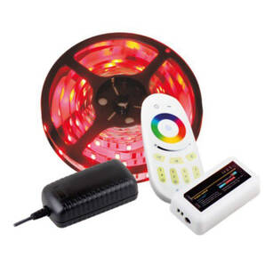 Zestaw DESIGN LIGHT taśma RGB 150 LED + sterownik + pilot + zasilacz - bez żelu
