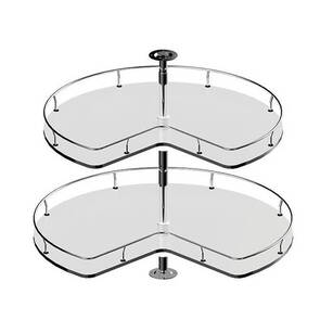 Półka obrotowa REJS MAXIMA SILVA 3/4 750 chrom+biały