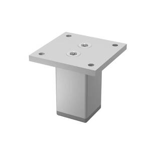 Nóżka meblowa FEST 60 mm 30x30 aluminium regulowana