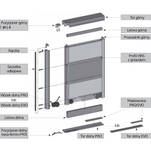 Listwa dolna GTV 10/4mm L-2,9m anoda - Meblownia.pl