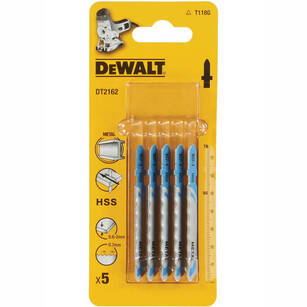 Brzeszczot do wyrzynarek DeWalt 76x0,7 mm T118G - 5 szt. DT2162-QZ