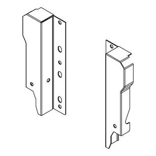 HAFELE MATRIX S35 mocowanie ścianki tylnej 135 białe - komplet