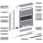 Listwa górna GTV 18/4mm L-2,35m szampan - Meblownia.pl