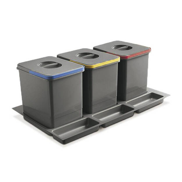 Kosz do segregacji śmieci GTV MULTINO 800 PB-91644100B5 - Meblownia.pl