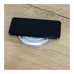 Gniazdo meblowe automatyczne LIFTBOX 3x230V + 2xUSB aluminium z ładowarką indukcyjną  - Meblownia.pl