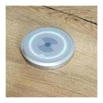 Gniazdo meblowe automatyczne LIFTBOX 3x230V + 2xUSB aluminium z ładowarką indukcyjną  - Meblownia.pl