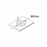 Gniazdo meblowe automatyczne LIFTBOX 3x230V + 2xUSB aluminium z ładowarką indukcyjną  - Meblownia.pl