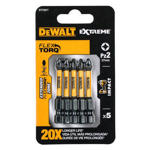 Końcówka udarowa DeWalt Pz2x57 mm - 5 szt. DT7391T-QZ