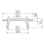 Klosz mleczny GTV do profili LED GLAX 2m - Meblownia.pl