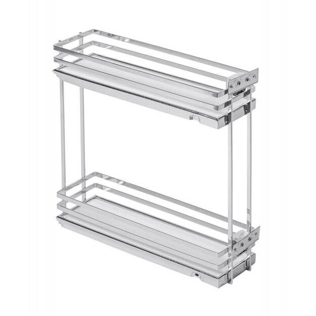  Kosz cargo GTV MOVIXPRO 200 chrom+ biały (bez prowadnic) KO-200BO-01B - Meblownia.pl