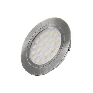 Oprawa LED OVAL wpuszczana inox barwa neutralna 2W