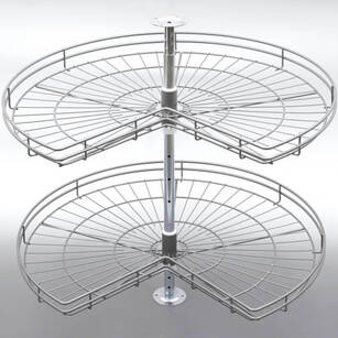 Półka obrotowa 3/4 REJS NOVA fi 750 biała