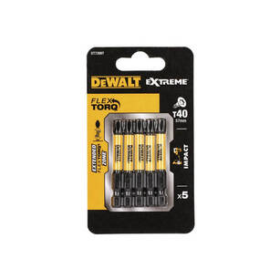 Końcówka udarowa DeWalt T40x25 - 5szt. DT7399T-QZ