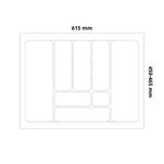 Wkład do szuflady 70 POLI COMFORT metalik (615 x 465 mm) - Meblownia.pl