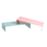 Podstawka pod monitor GL INGRID różowa - Meblownia.pl