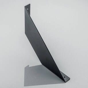 Podpórka pod półkę GTV Flat 20x20 czarna