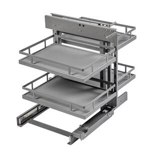 Kosz cargo narożny GTV MOVIXPRO 450 mm antracyt KO-WMC450-60