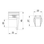 Mocowanie cokołu FENNEL 284294 - Meblownia.pl