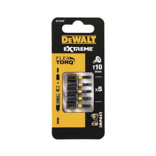 Końcówka udarowa DeWalt T10x25 - 5 szt. DT7379T-QZ
