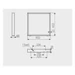 Noga meblowa GAMET 450 mm SR45-450-450-L2-K1 - 1 sztuka - Meblownia.pl