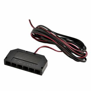 Rozdzielacz 6 pkt. mini z przewodem DESIGN LIGHT OKSZ-2M-LED-6-CZ-V02