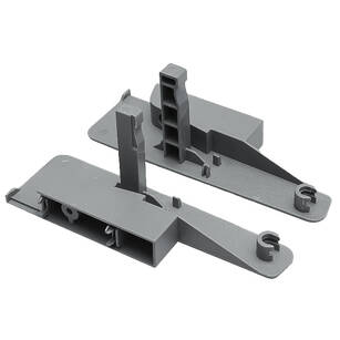 Złączka frontu wewnętrznego GTV średnia szara L+P