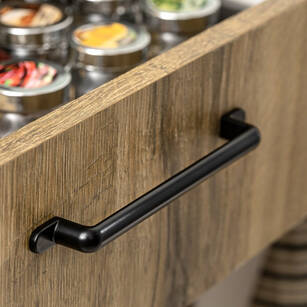 Uchwyt meblowy GTV OTTO 160 mm czarny mat