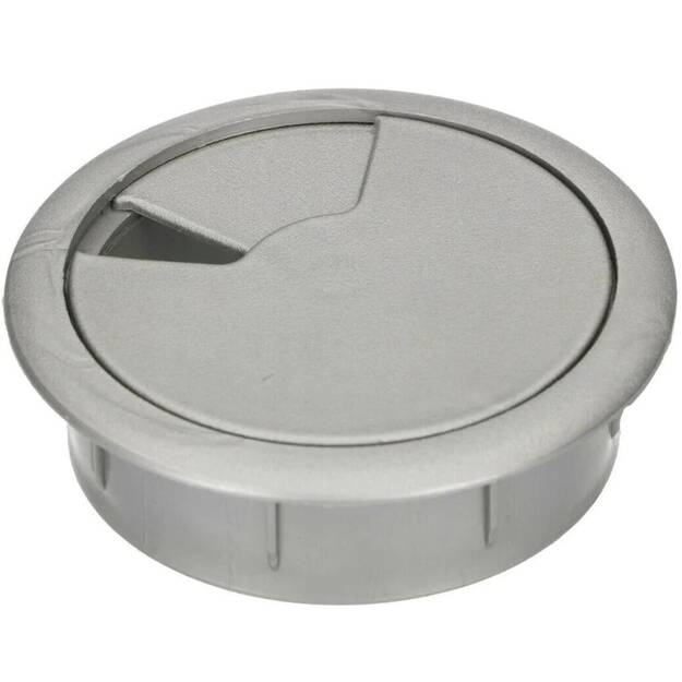 Przepust kablowy fi 60 - kolor metalik - Meblownia.pl