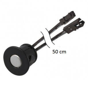 Wyłącznik sensorowy DESIGN LIGHT - ściemniacz LED 24W czarny