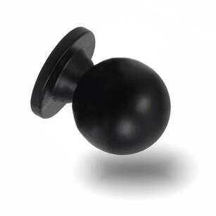 Gałka meblowa DOMINO G5026 czarna