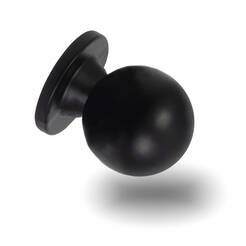 Gałka meblowa DOMINO G5026 czarna