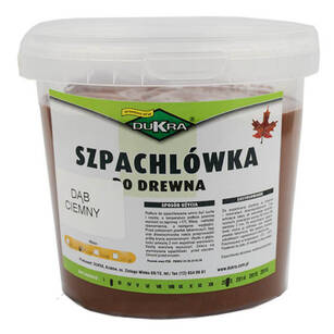 Szpachlówka do drewna 600g dąb ciemny