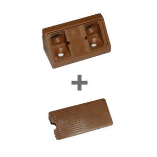 Kątownik podwójny z oddzielną klapką kolor 888 "komandorek" - 100 sztuk