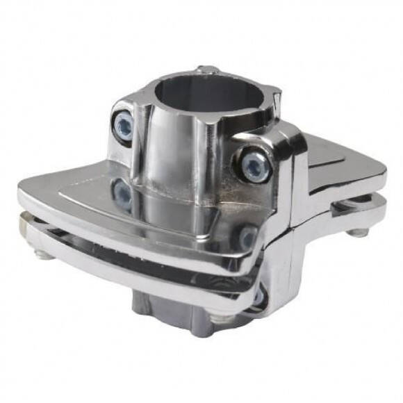 Uchwyt do półek podwójny SHOPLINE TR596 chrom - Meblownia.pl