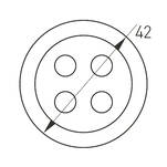 Gałka meblowa dziecięca GTV BUTTON szary gumowa - Meblownia.pl