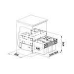 Sortownik na śmieci BLANCO SELECT II Orga 60/4 - Meblownia.pl