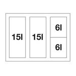 Sortownik na śmieci BLANCO SELECT II Orga 60/4 - Meblownia.pl