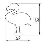 Gałka meblowa dziecięca GTV FLAMING różowa - Meblownia.pl