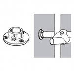  Rozeta - końcówka mocująca *25 SHOPLINE AC510-A-CZA czarna - Meblownia.pl