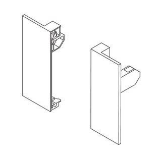 Mocowanie frontu wewnętrznego HAFELE MATRIX 84 czarne L+P (552.70.492)